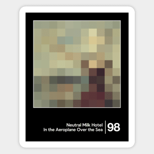 Neutral Milk Hotel / Minimal Style Graphic Artwork Magnet